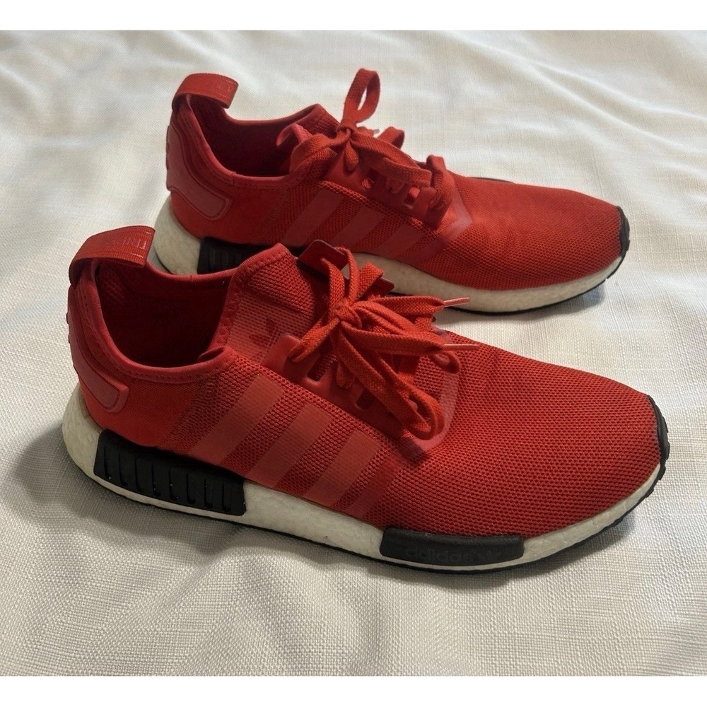 Adidas NMD R1 Men's Size 13 Running Shoes Clear RedAthletic Sneakers BB1970